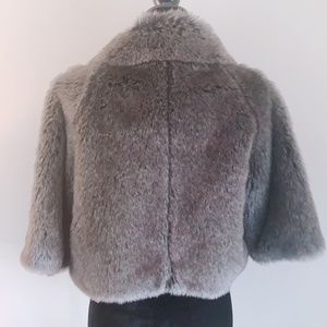Eliza J faux fur coat